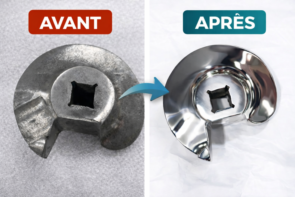 Came de fermeture avant - après .